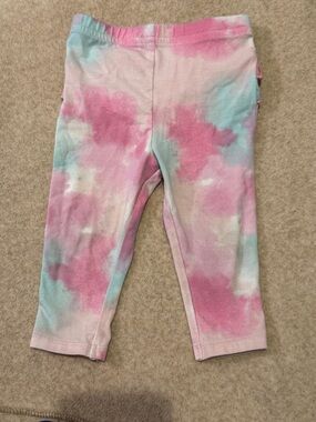 Garanimals Pink & Aqua Tie-Dye Leggings